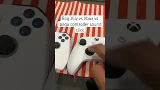 Rog Ally vs Xbox vs Ipega controller sound click #rogally #controllervs #rogallyvsxbox #controller