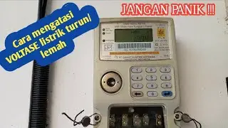 how to deal with a drop in electrical voltage