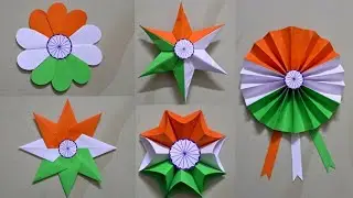 Independence Day craft idea | Indian Tricolor Badge Idea | Independence Day Badge | DIY Badge