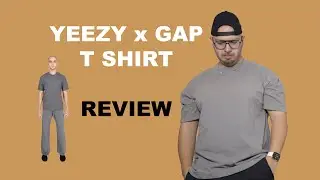 Yeezy x GAP T-Shirt - Grey Size L (FULL REVIEW)