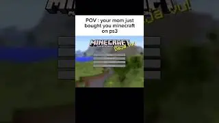 Minecraft Ps3 #minecraft #shortsvideo #nostalgia #minecraftgameplay #meme #bayblade #2000s #game