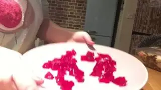SANTA'S BELLY SHOWER JELLY CUTTTING VIDEO!!