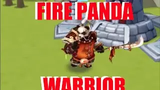Summoners War Fire Panda Warrior