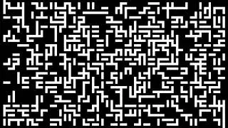 Maze generation with Kruskal's algorithm