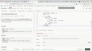 Leetcode 416 Partition Equal Subset Sum