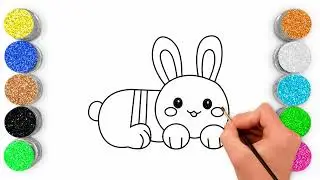 How to Draw a Cute Rabbit | Cara Menggambar Kelinci Lucu untuk Anak-anak