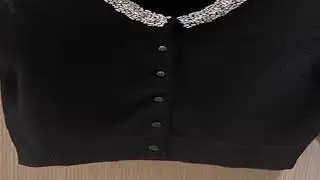 Faionable Heavy-Embroidered Diamond Knitted Cardigan Commute Anti-Aging Sle Autumn New Arrival Versa