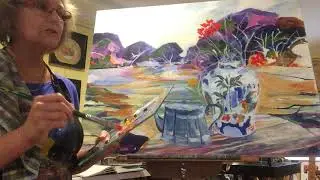 Continuation of Renovating a Painting with Christine Read Part 3