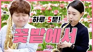 색소폰 연주 | 꽃밭에서 | 하루 5분! 함께 연습할까요? - 색소폰 배우기