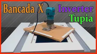 Adaptação para inverter tupia laminadora | bancada x