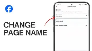 How to Change Facebook Page Name on Android
