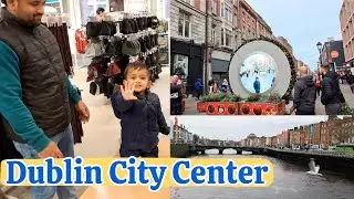 Dublin City Center Vlog Telugu || అభిని చూస్తే పాపం అనిపించింది