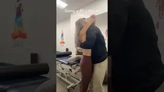 Hug manipulation #physiotherapy #manipulation