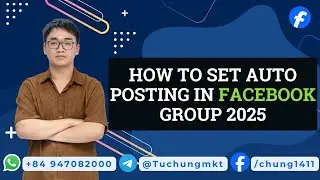 How To Set Auto Posting In Facebook Group 2025 | Poster Multiple To Groups