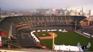Aerial View of AT&T Park Home of the MLB San Francisco Giants By SkyHiAerial Multicopter - Alexmos