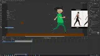 Adobe Animate - Character Animation - Repeating Walk-Cycle - Character Displacement