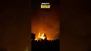 Massive Fire Break in Boisar on truck #news #fireplace #fire