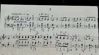 ABRSM 2025-26 Grade 3 C1 Bartok - Allegretto - Membaca Not Balok