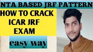 HOW TO CRACK ICAR JRF EXAM....#jrf #icarexams #exam #youtube