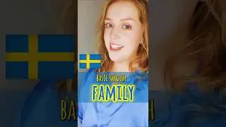 Learn Swedish Family Words 👨&zwj;👩&zwj;👧 | Basic Swedish Vocabulary for Beginners 🇸🇪