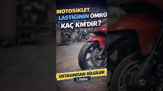 Motosiklet lastiği ka&ccedil; km gider?#motosiklet #lastik #değişim #bakım #tamir #boramototv #bilgi