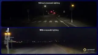 RRFB Without Crosswalk Lighting vs RRFB With Crosswalk Lighting