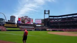Panoramic view of Busch Stadium