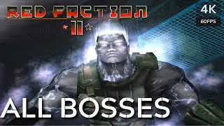 Red Faction 2 - All Bosses [4K 60FPS] No Commentary