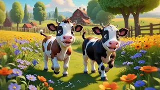 Two Baby Cows Moo Moo Moo + More Nursery Rhymes & Kids Songs