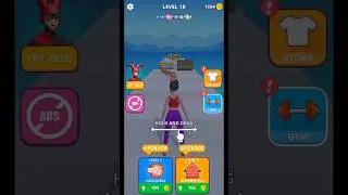Twerk Race 3d - Level 10 #cat #funny #techno #Fun #run #game #speedrunning #gameplay