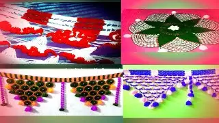 crochet toran and thalposh designs collection/thalposh aur gate parda ka design/@Wowcreation06