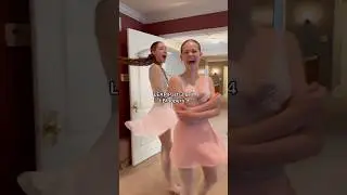Leap Ballerina Dance Battle part 3 & 4 BLOOPERS!😂🤪  #shorts #dance #ballet #short