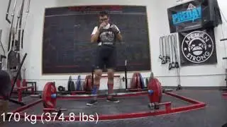 374 lbs DEADLIFT at 198 Weight Class