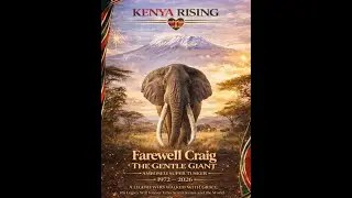 CRAIG, THE LAST TALLEST MALE ELEPHANT, HAS DIED