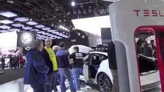 Tesla Motors at Detroit International Auto Show 2014