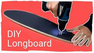Longboard selber bauen - Pintail Longboard - How to make a Longboard