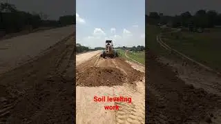 Soil leveling work 🔥🔥