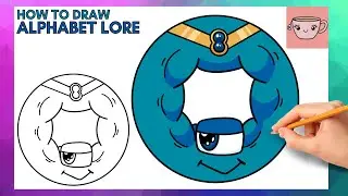 How To Draw Alphabet Lore - Super Form Letter O | Cute Easy Step By Step Drawing Tutorial