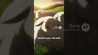 BibleView/ Ezekiel 34:11 #bibleverse #shepherd #ezekiel #anime #walkinspiritoftheholyspirit