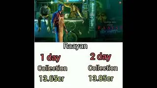 Raayan movies 1 and 2 day collection|