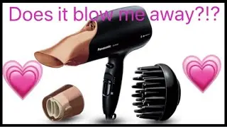 Panasonic EH-NA65CN Nanoe Hair Dryer Review / drying hair quickly / Demo And Review