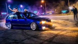 DRIFTING THE STREETS IN MY E36 TOURING