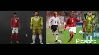 Kits e logo classic England Fifa World Cup 98 per Dls 25 download kits nei commenti ⬇️