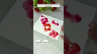 painting with spoon 🥄day -(2/10)of painting challenge#artandcraft #challenge#artchallenge#painting