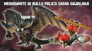 MHW Indonesia | Kekuatan Dari Skill [Palico Rally Level 5] (Palico Solo Nergigante😂)
