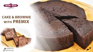 INSTANT CAKE & BROWNIE PREMIX | EASY TO BAKE RECIPES WITH CHEF UNAID | MILKYZ FOOD VIDEOS