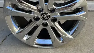 Remove Plastic Chrome Toyota Wheel Covers on a 2023 Sienna Platinum in under a few minutes!