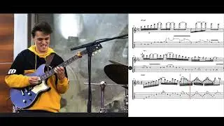 Matteo Mancuso - mind blowing solo - Cause We&rsquo;ve Ended As Lovers - free guitar tabs