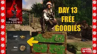 FREE XMAS GOODIES DAY 13 - 6 x GOLD, 10,000 MON, Assassin's Creed Shadows