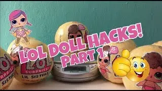 LOL DOLL HACKS! GOLD BALL! Part 1 ||Maddie's Pop Toys||